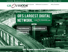 Tablet Screenshot of groutdoor.com